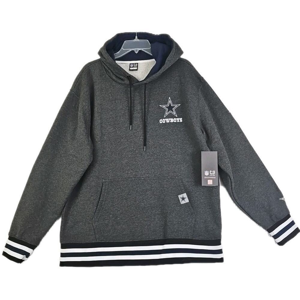 Dallas Cowboys ~Men's Size L~ Charcoal Have Pullover Sweatshirt Hoodie NWT$85.00